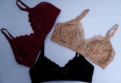 Blooming Net Bra
