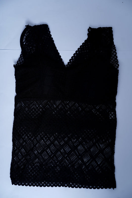 FULL SAMEEZ IMPORTED NET FOAM PADDED BRA
