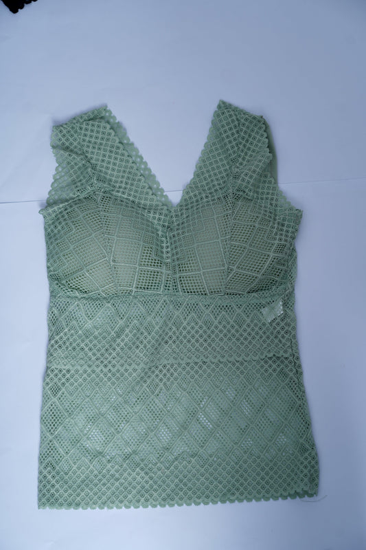 FULL SAMEEZ IMPORTED NET FOAM PADDED BRA