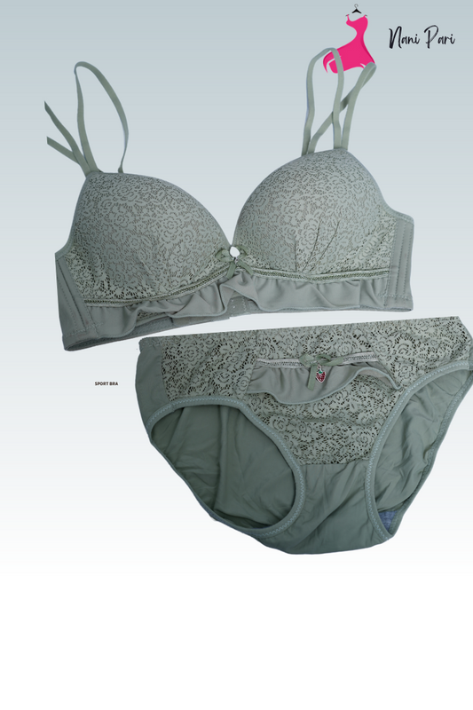 Stylish NetPadded Bra & Panty