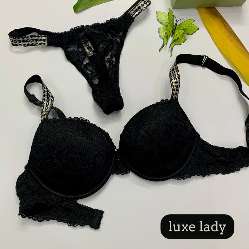 BILLY LUXURY PUSH UP BRA SET