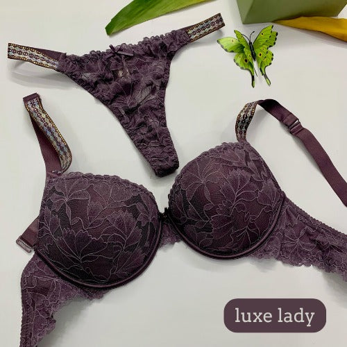 BILLY LUXURY PUSH UP BRA SET
